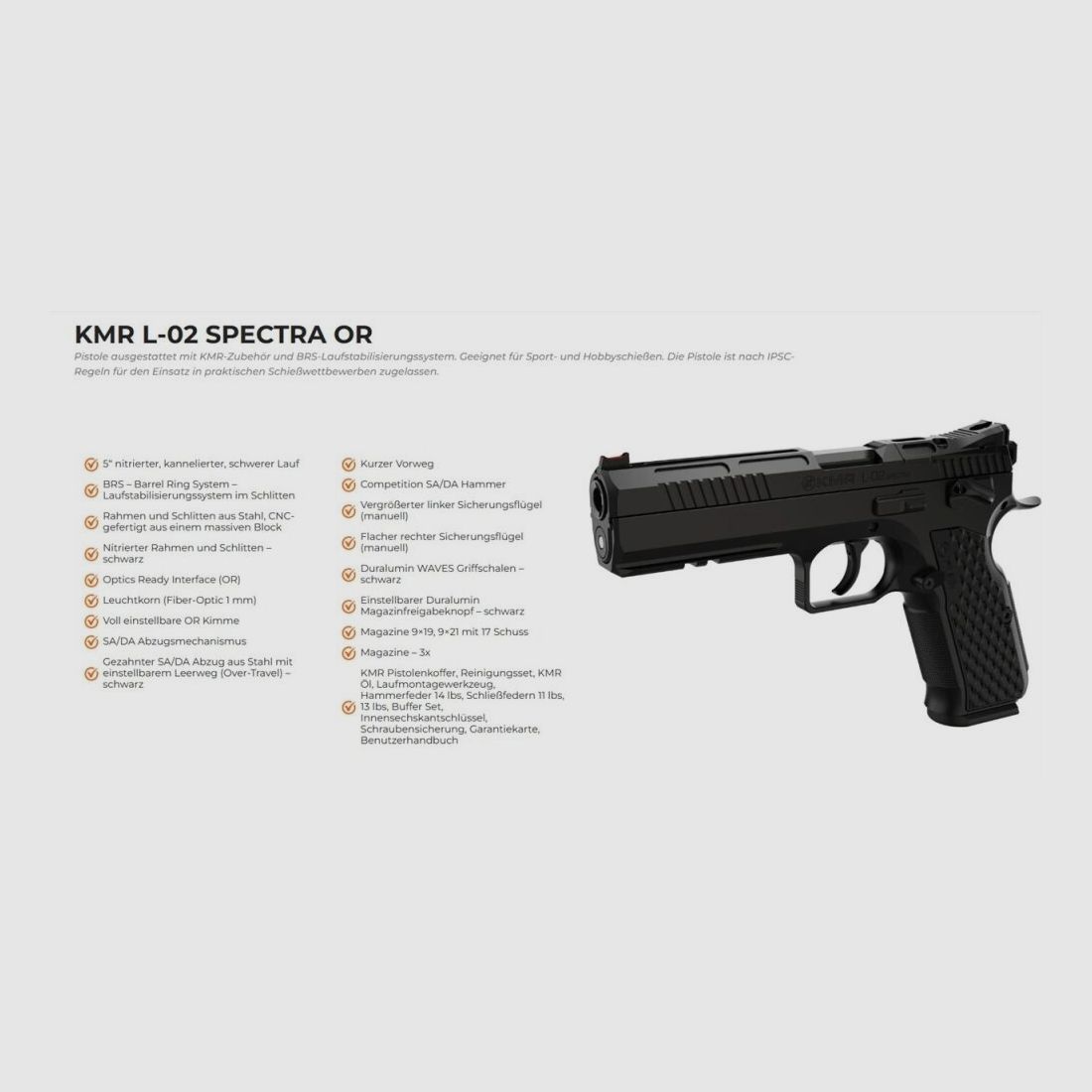 KMR Precision Arms Mod. L-02 SPECTRA OR -5'