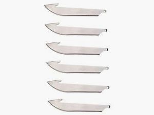 Cuchillas de repuesto 6 piezas para cuchillo OUTDOOR EDGE Razor Lite