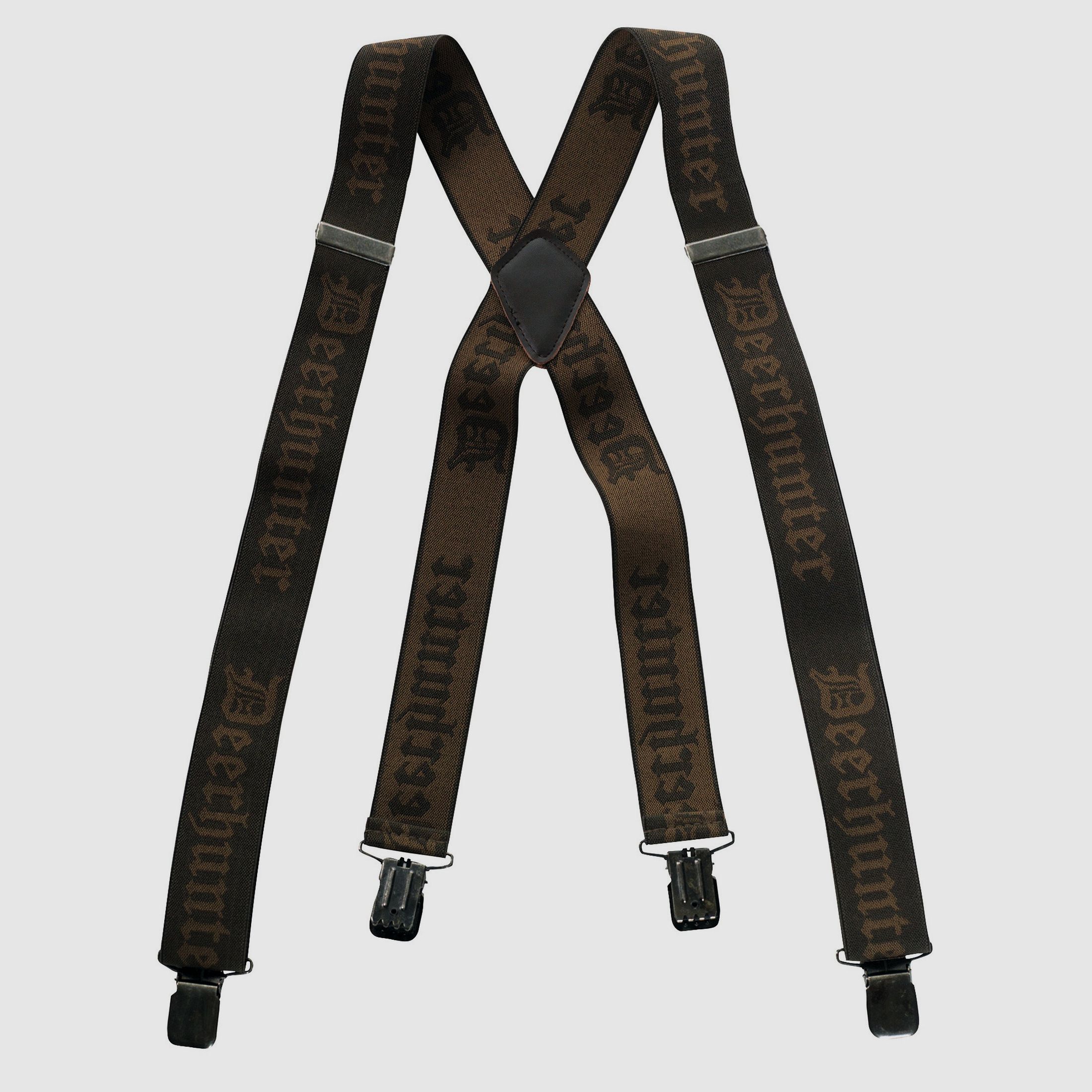Bretelle Deerhunter con logo e clip