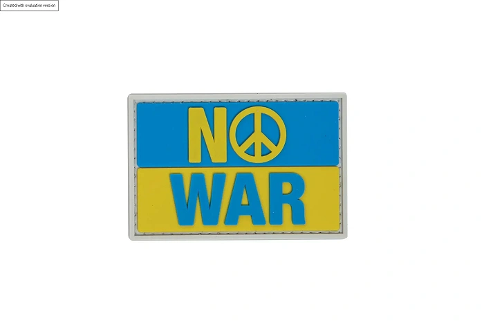 Naszywka NO WAR UA