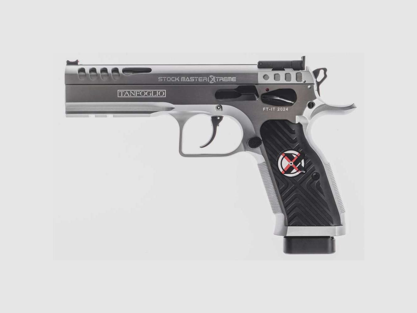 PISTOOL TANFOGLIO STOCK MASTER XTREME 9X19 CHROME, afbeelding 4 van 4
