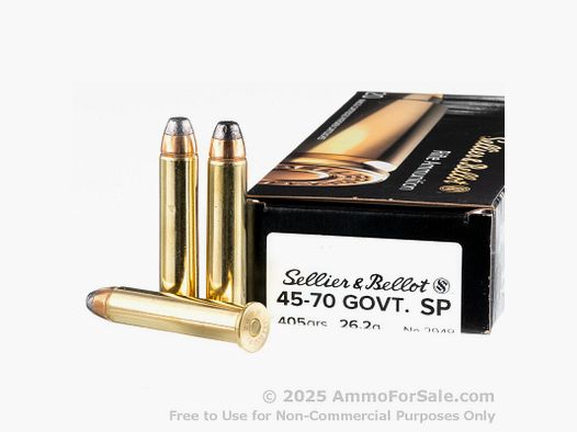 Sellier & Bellot 45-70 GOVT SP 405grs 26,2g Box mit 20 Schuss