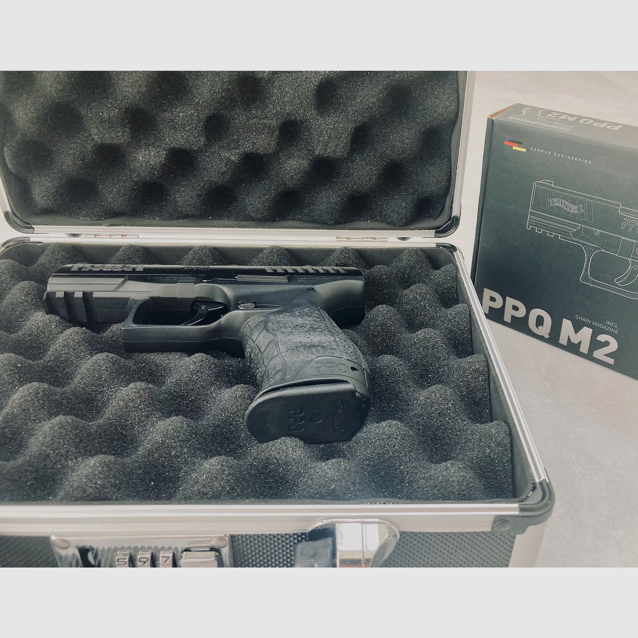 Umarex Walther PPQ M2 4,5mm Diabolo CO2 Pistole - neuwertiger Zustand