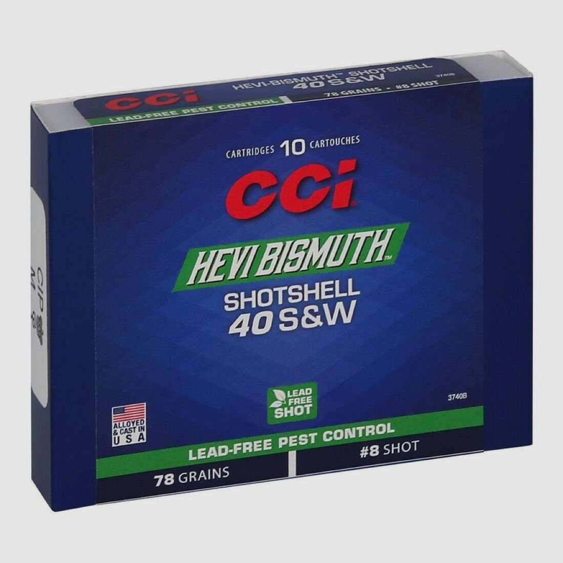 CCI Shotshell Bism. 88grs Nr9 10St .40S&W