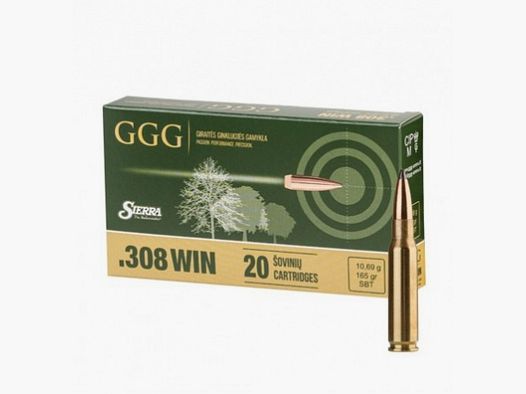 Amunicja GGG kal. 308Win SBT GPX14 (165GRN) (1009115)