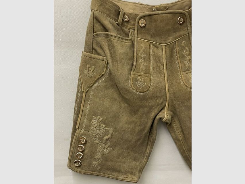 Pantalon en cuir court pour homme, image 2 sur 3