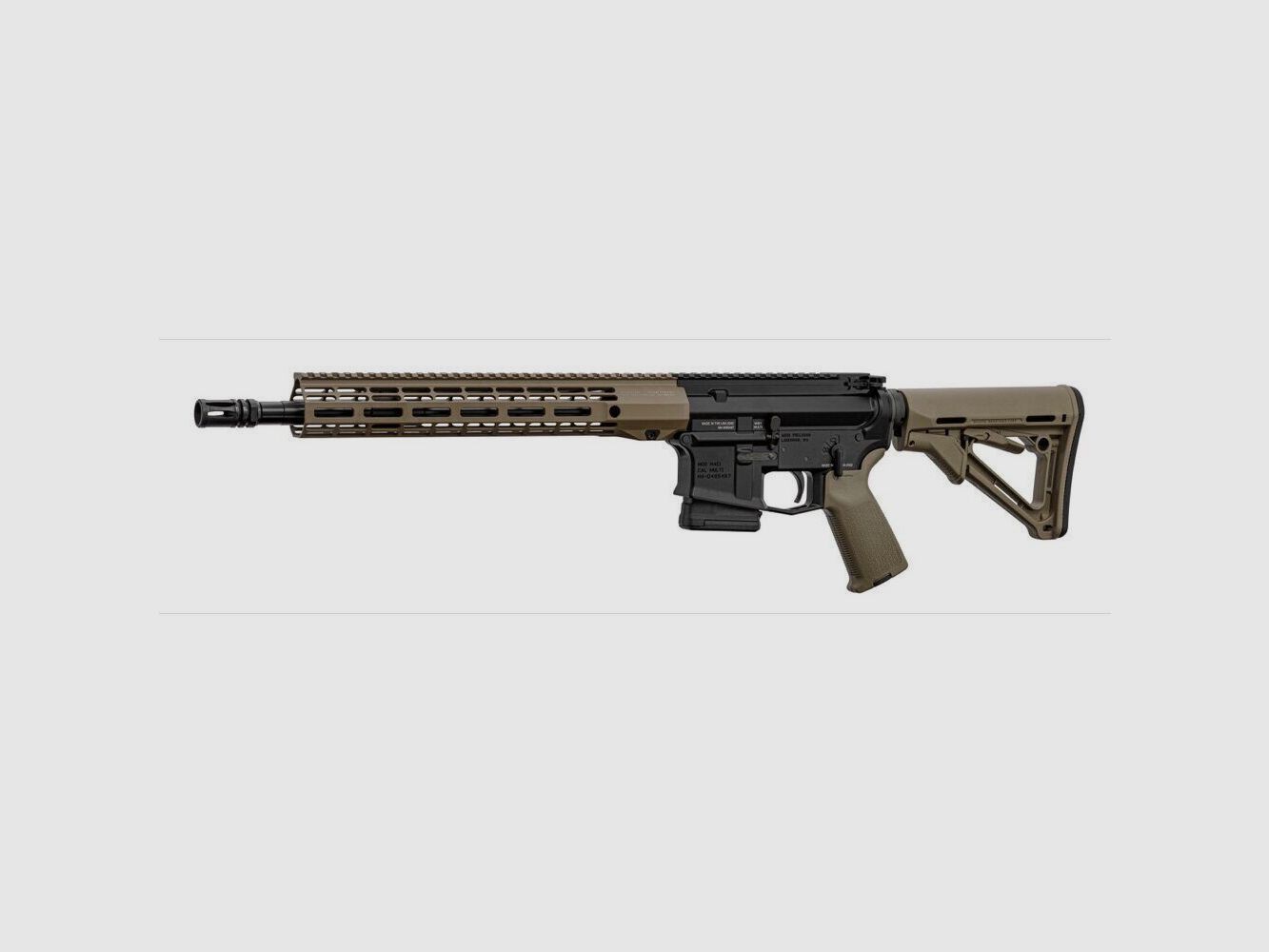 AR15 Aero Precision M4E1 zwart loop 14,5″ Kal. 5,56mm Zwart / FDE, afbeelding 5 van 8