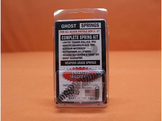 Ghost Inc. Glock (-Gen.4): Ghost Complete Spring Kit (GHO_GCSCK)