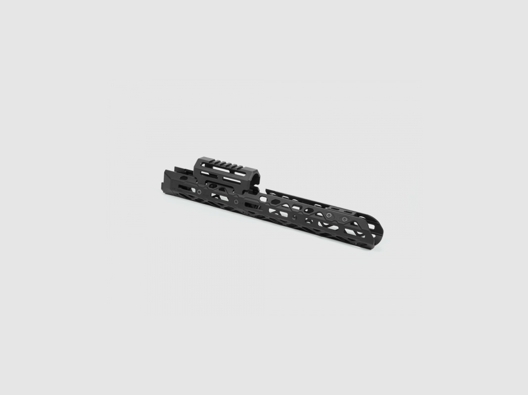 KPYK Langer AK M-LOK Handschutz mit kurzem Gasrohrcover CRC 1U004A Black Schwarz