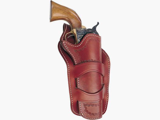 Westernholster Cross Draw für Single action 6,5" Revolver Rechtshänder