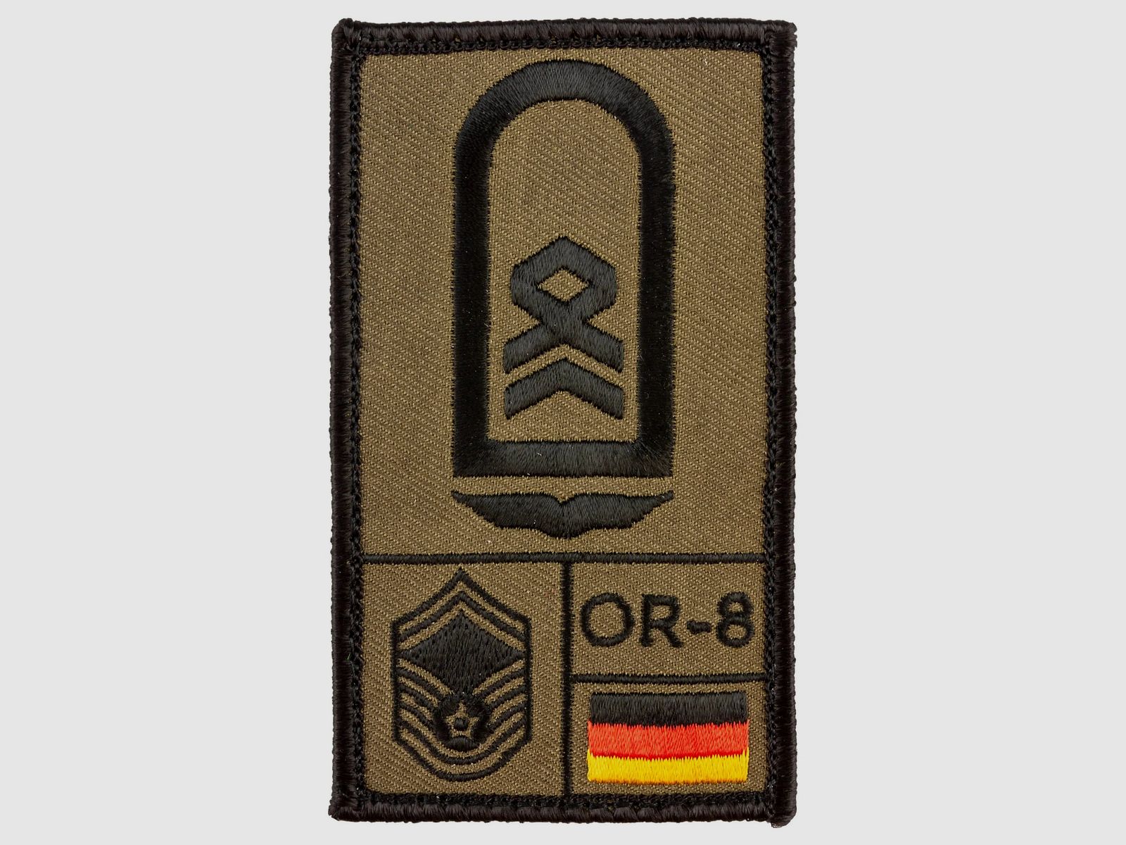 Café Viereck Café Viereck Rank Patch Stabsfeldwebel Luftwaffe oliv