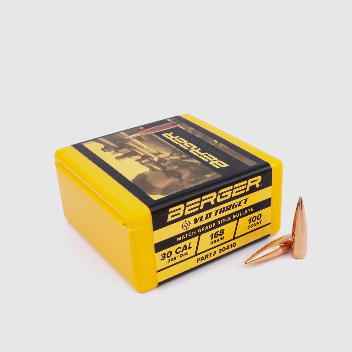 Berger Geschoss .30 VLD Target 168GR 100 Stück