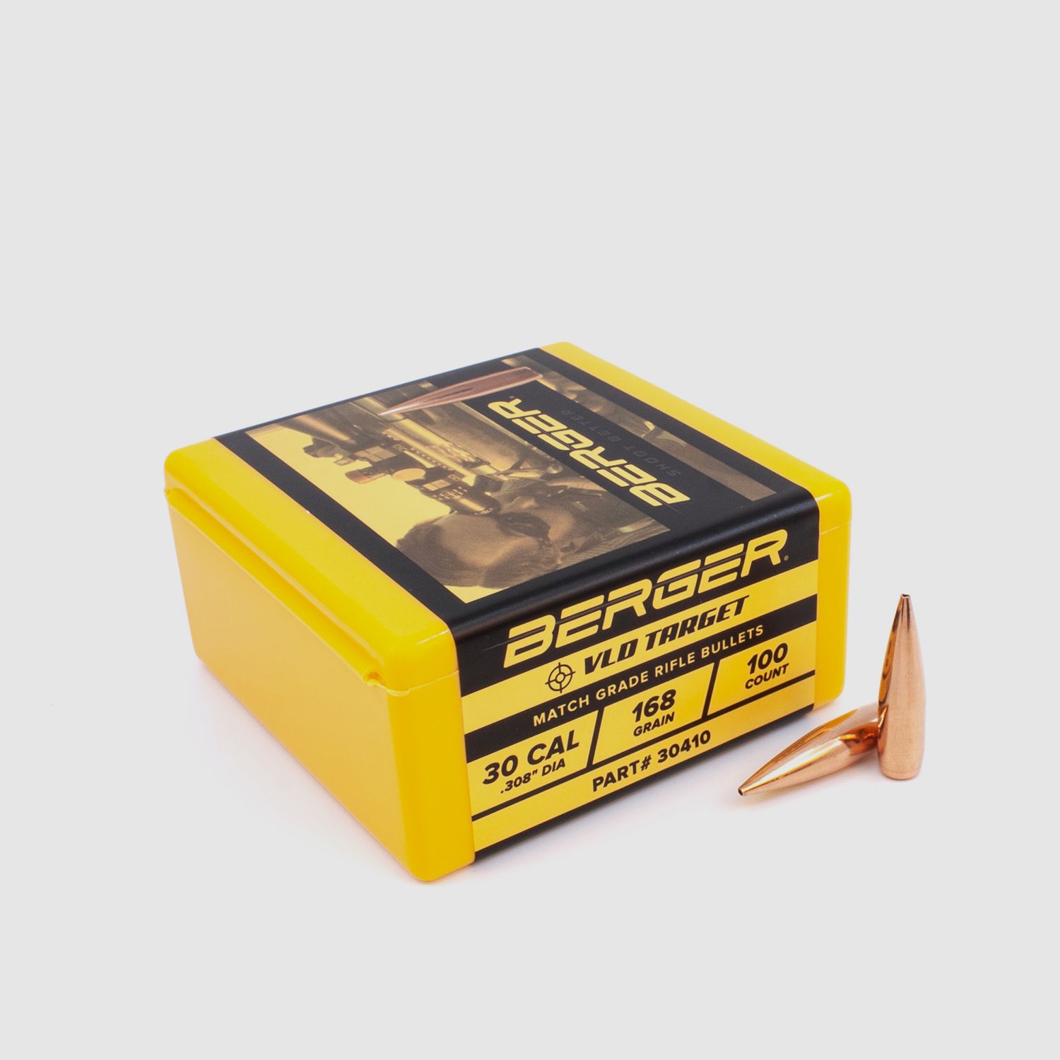Berger Geschoss .30 VLD Target 168GR 100 Stück