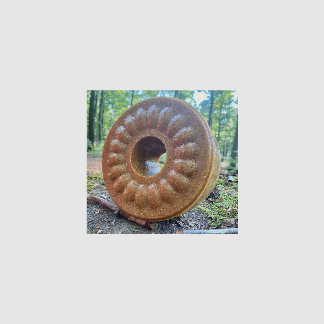 Wildlutscher Wild Leckstein Salziger Mais mit gemahlenem Mais