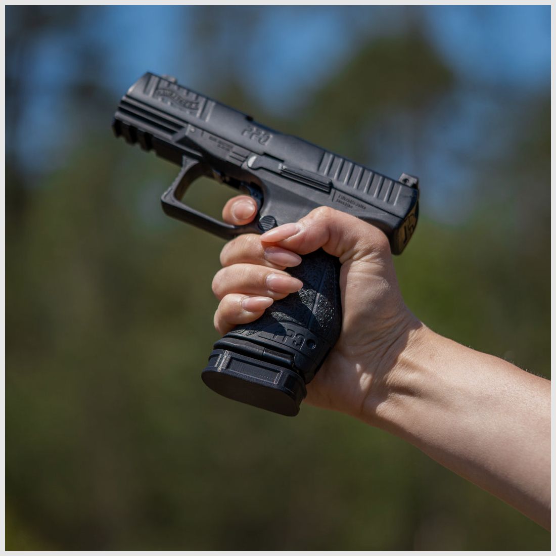 PUNCH BUTTON | Universal | Walther PPQ M2 | EMERGENCY Magazin | T4E TPM1 | SCHWARZ | Cal.43