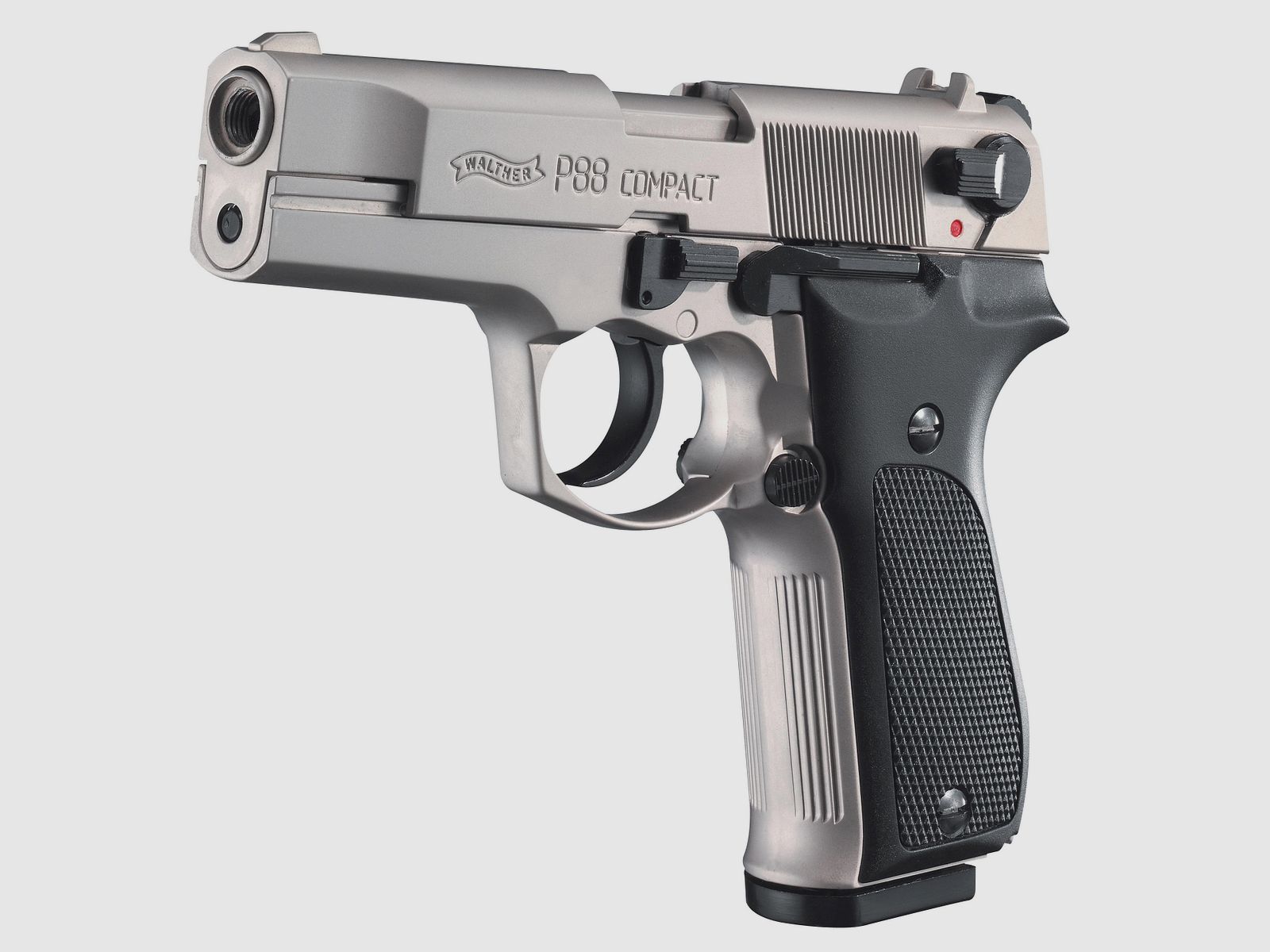 Umarex 316.02.02 - Walther P88 9mm P.A.K. pistola a salve NKL. nichelata Pyro