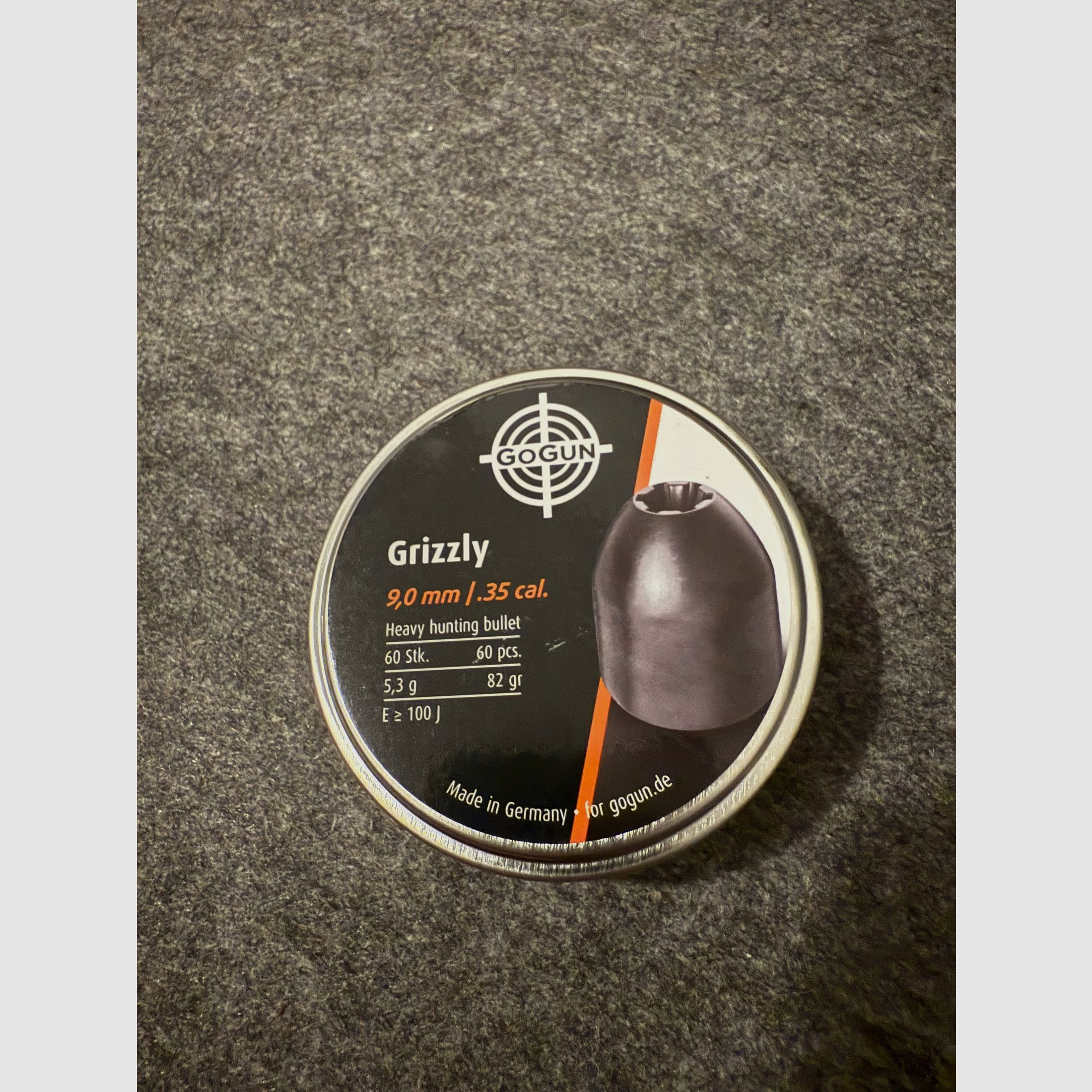 9mm Diabolo Slug Munition Pellet HPMax HP max .35 .357