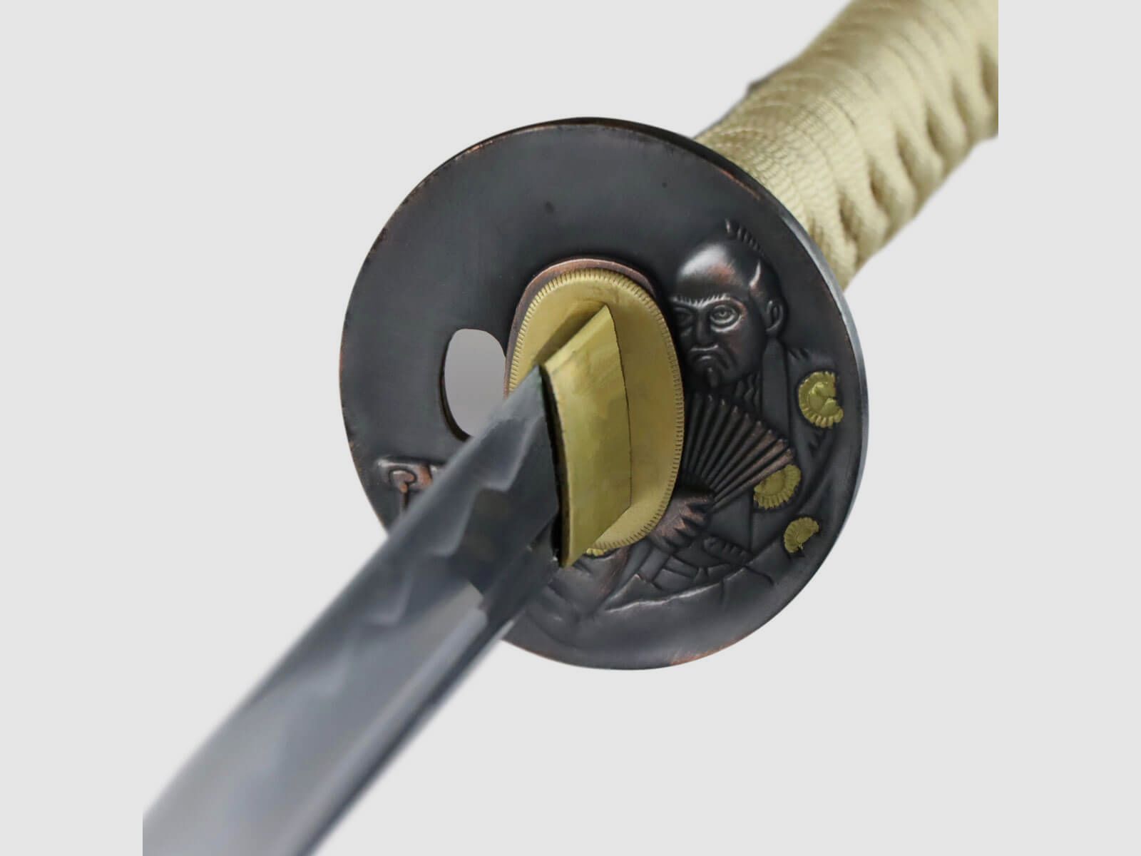 DerShogun Katana Samuraischwert Daimyo Serie Tokugawa Ieyasu 1045 Carbonstahl