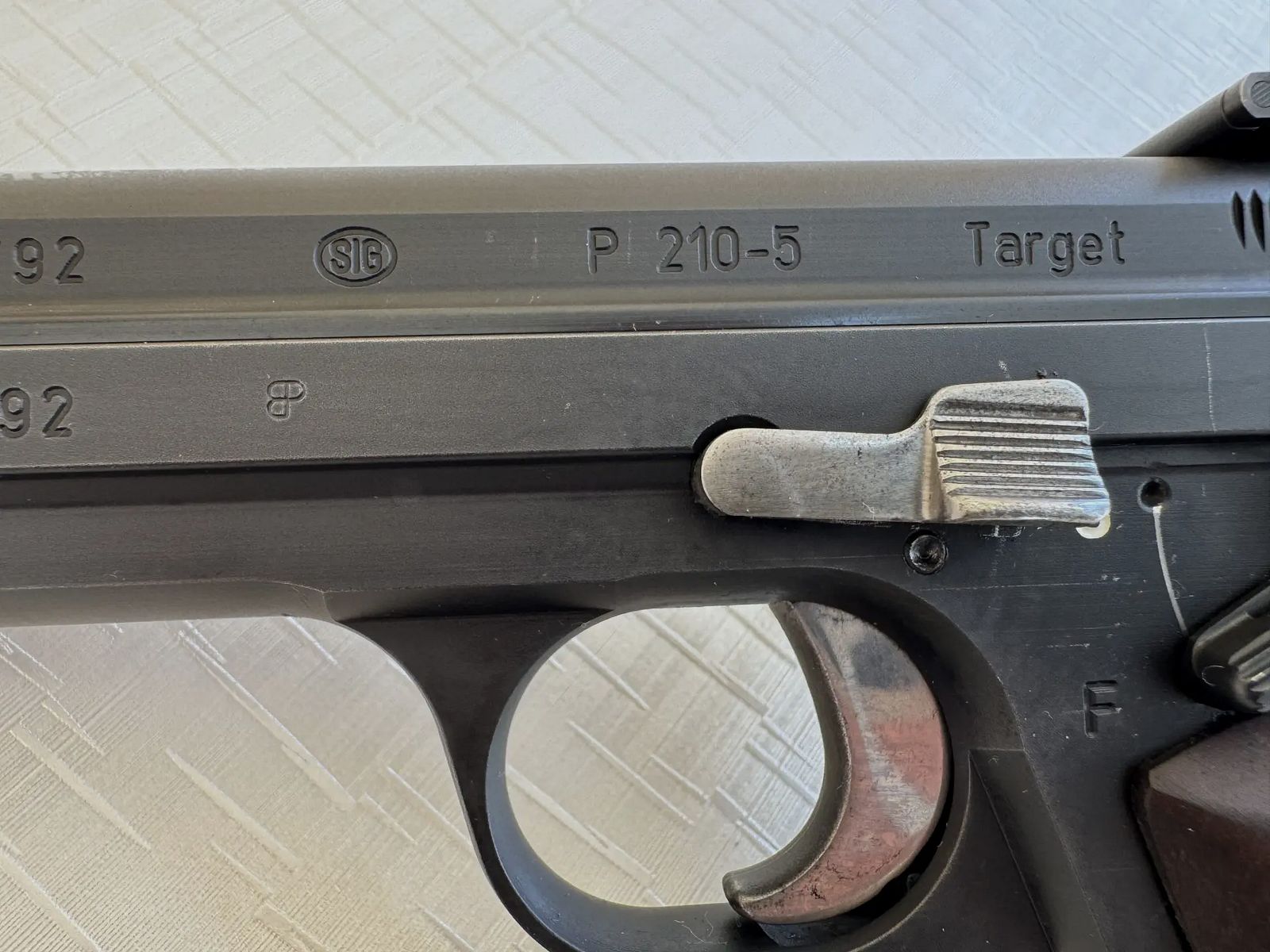 <SIG P210-5 Target pistol – 150 mm barrel | caliber 9 mm Luger>