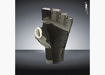 Simetra Schießhandschuh schwarz/grau Links Fingerlos
