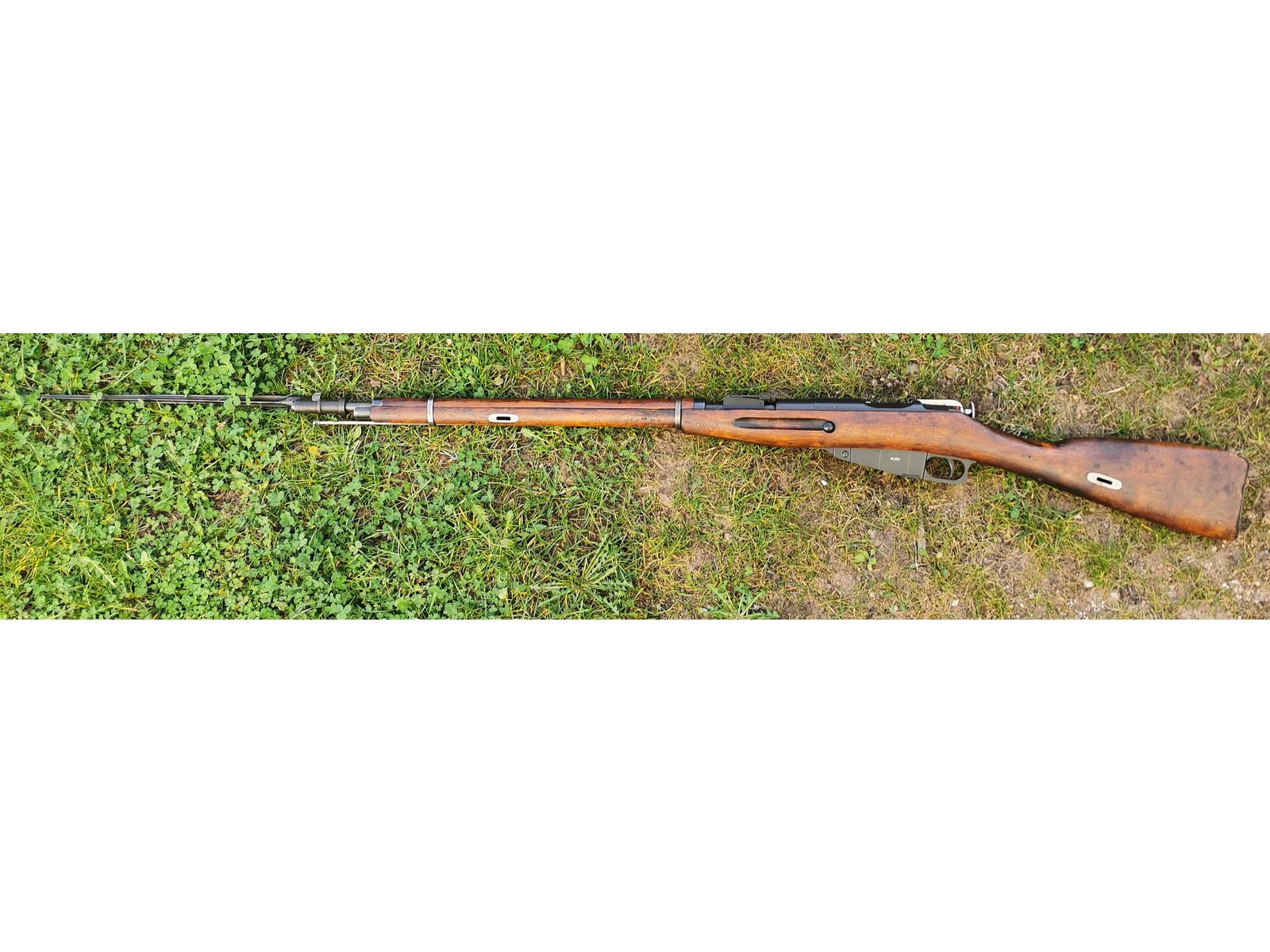   Deko Nagant M91 Original WKII Schaft mit Bajonett ! frei ab 18 Jahre Co2 Gewehr
