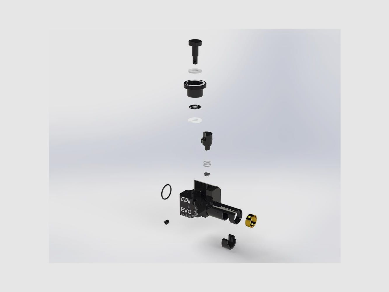 Hop-up Block Ultimate Evo CNC Performance ASG - Optimale Präzision - Verstärkte Haltbarkeit - Verbessert Reichweite und Präzision, Bild 1 von 6