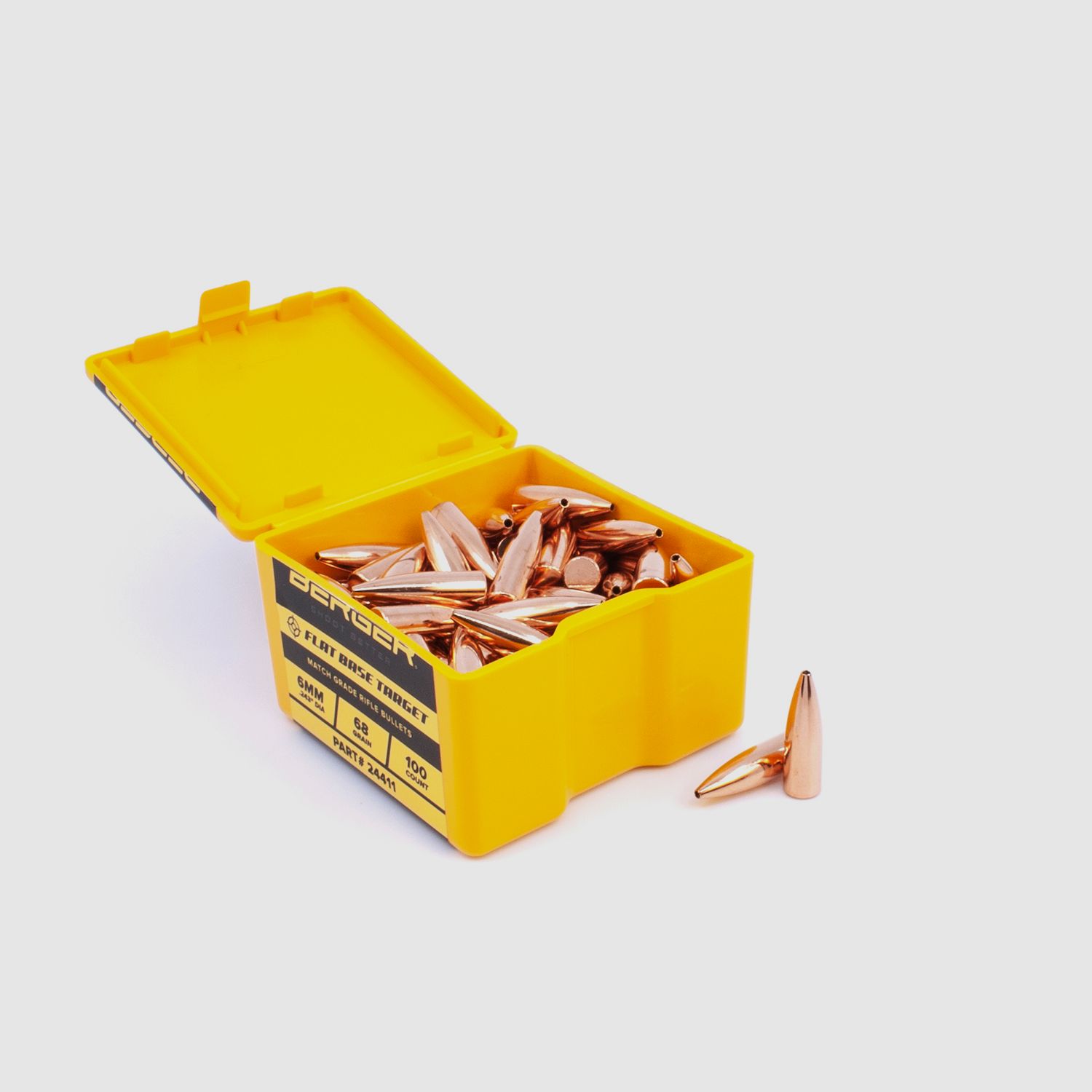 Proiettile Berger 6mm/.243 FB Target 68GR 1000 pezzi