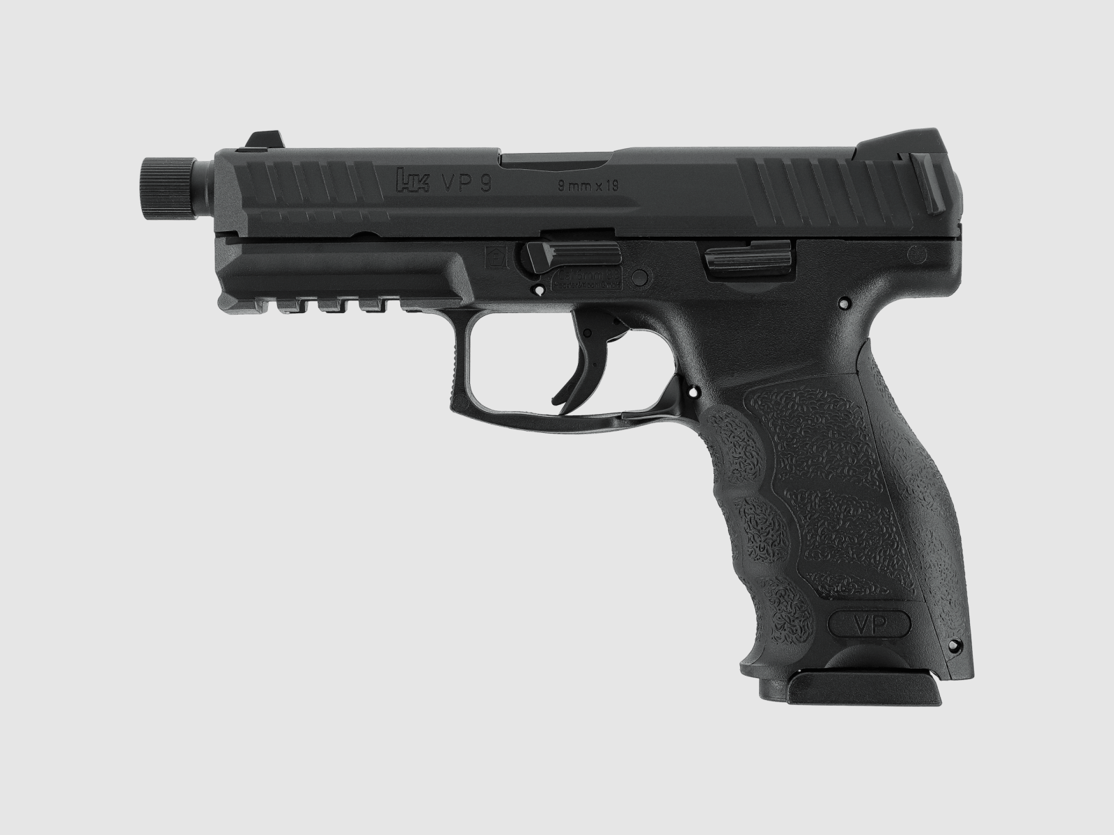 H&K VP9 Versione Metallica Tattica GBB Airsoft Nera -F-, immagine 1 di 5