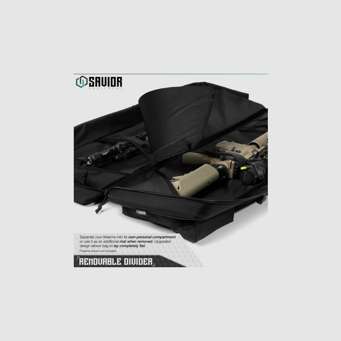 Savior – Urban Warfare Double Rifle Bag / 55 Inch / Grey, image 4 of 5