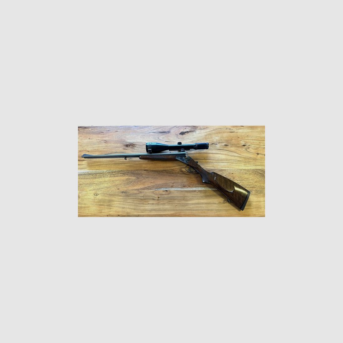 Doppelbüchse 9,3x74R mit Swarovski Habicht 3-12x56