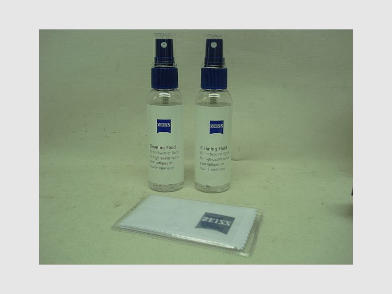 Zeiss Reinigungsspray - 2x60 ml, Mikrofasertuch