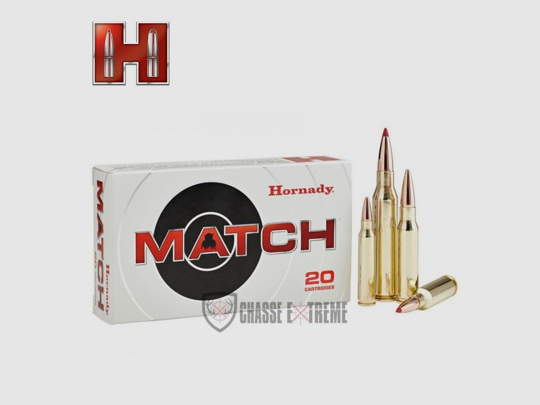 20 Munitions HORNADY 308 Win 168 Gr Bthp Match
