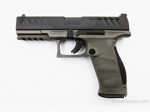 Walther PDP, Stealth Grey color, service weapon size 4.5 inches, 9 x 19 mm