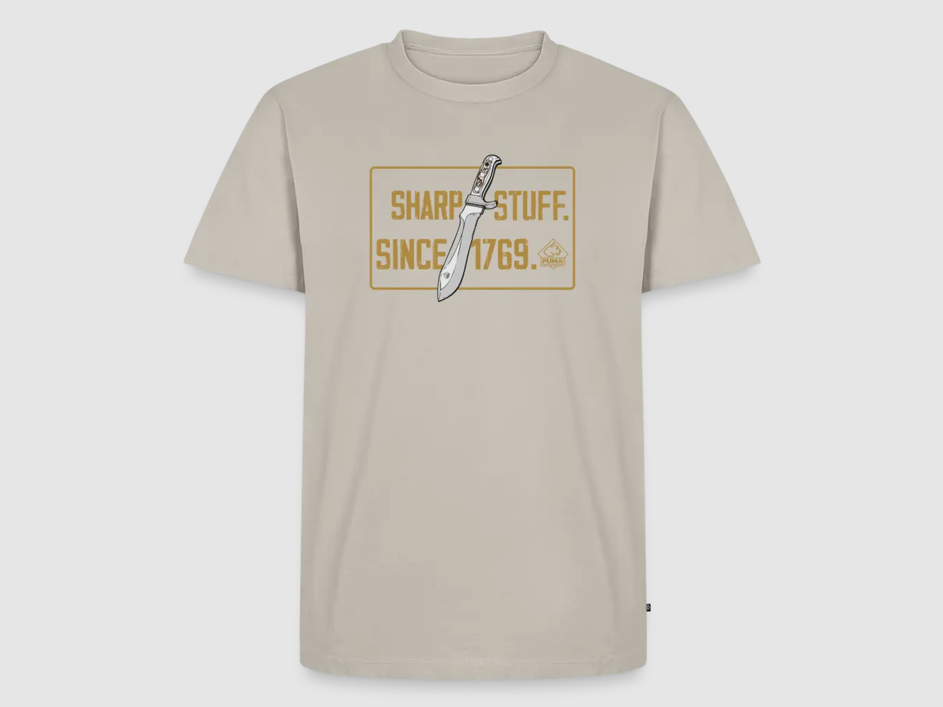 PUMA Męska Premium Koszulka "Sharp stuff since 1769 Gold", zdjęcie 7 z 31