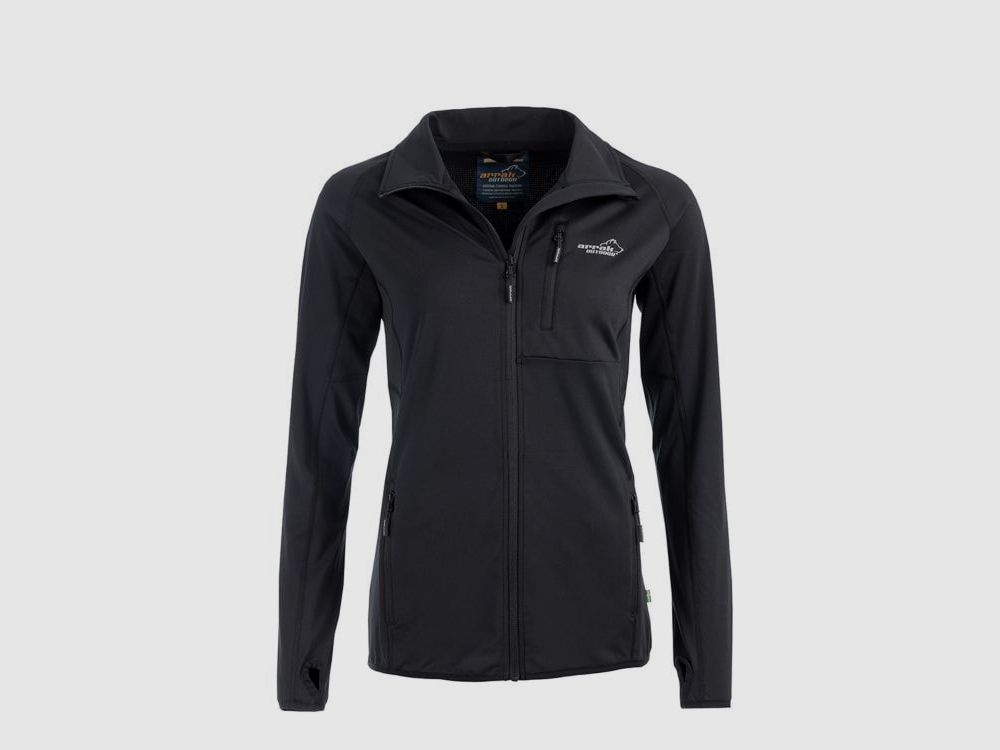 Arrak Outdoor Action Trainingsjacke Damen Schwarz 2XL