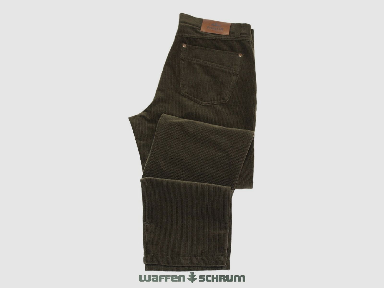 Foresta Cordhose Five Pocket Grün