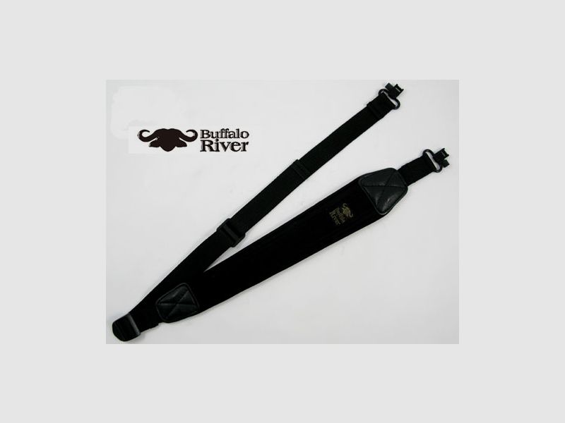 Neopreen geweerriem Buffalo River met QR-riembeugels