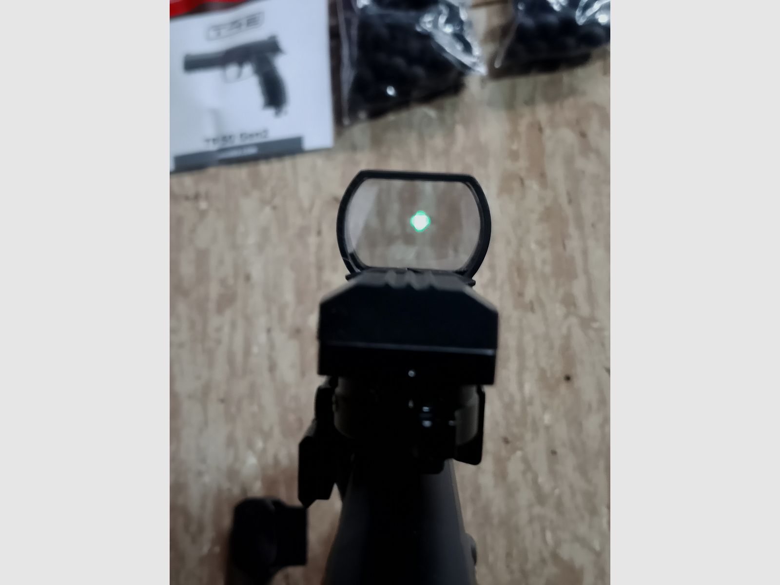Hdp50 Tp50 T4E RAM .50  Gen 2 mit Visier Rot Grün Punkt Top Mount Scope + CO2 Kapseln + Flashlight Zoom Strobo + Laser + Alu Kugeln Rubberballs neu 