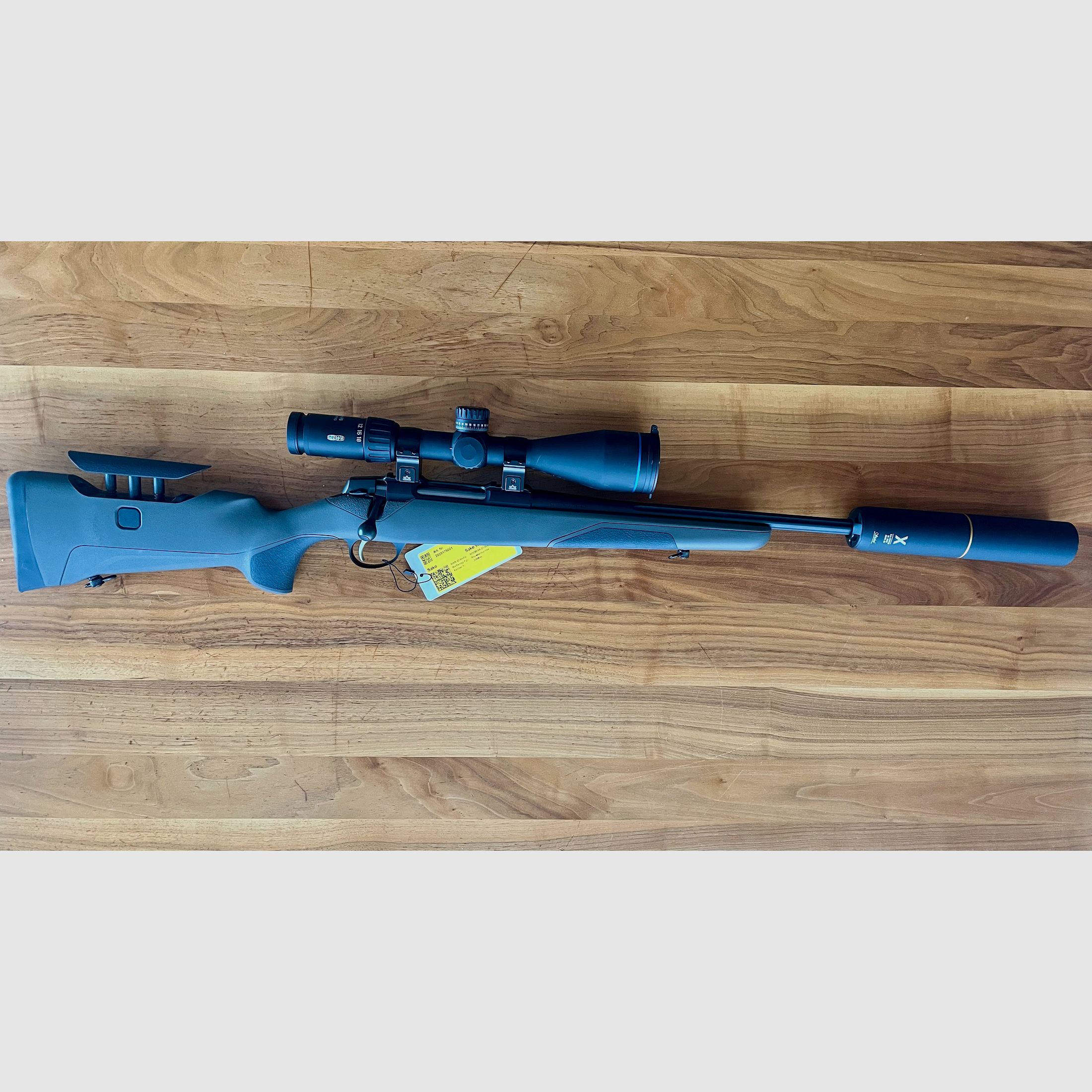 Sako 90 Finnlight Noir .308Win LL51cm avec silencieux Stalon X108