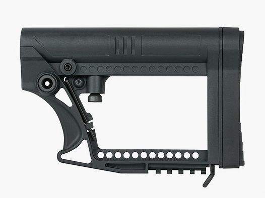 Schoudersteun voor M 4 / AR 15 modellen in Zwart