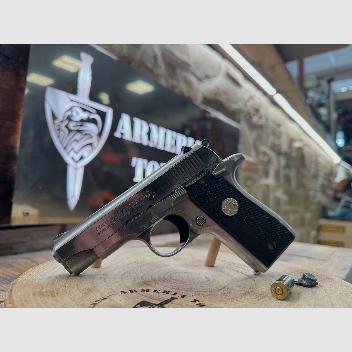 UTILISÉ – PISTOLE – COLT GOVERNMENT MKIV/SERIES 80 cal. 380 AUTO, image 1 sur 4