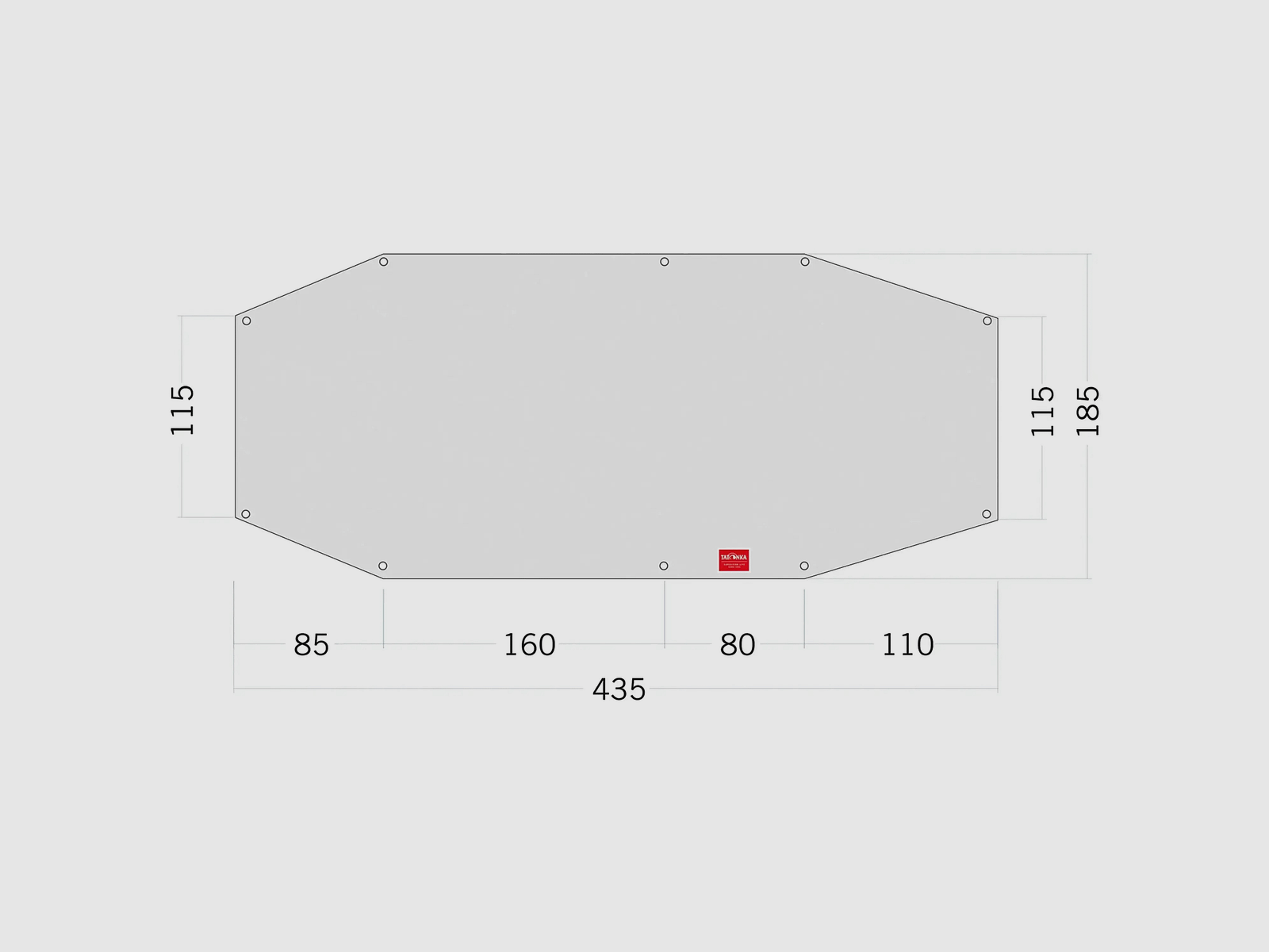 Tatonka Tent Grondzeil Vloerblad PE Alaska 3 wit