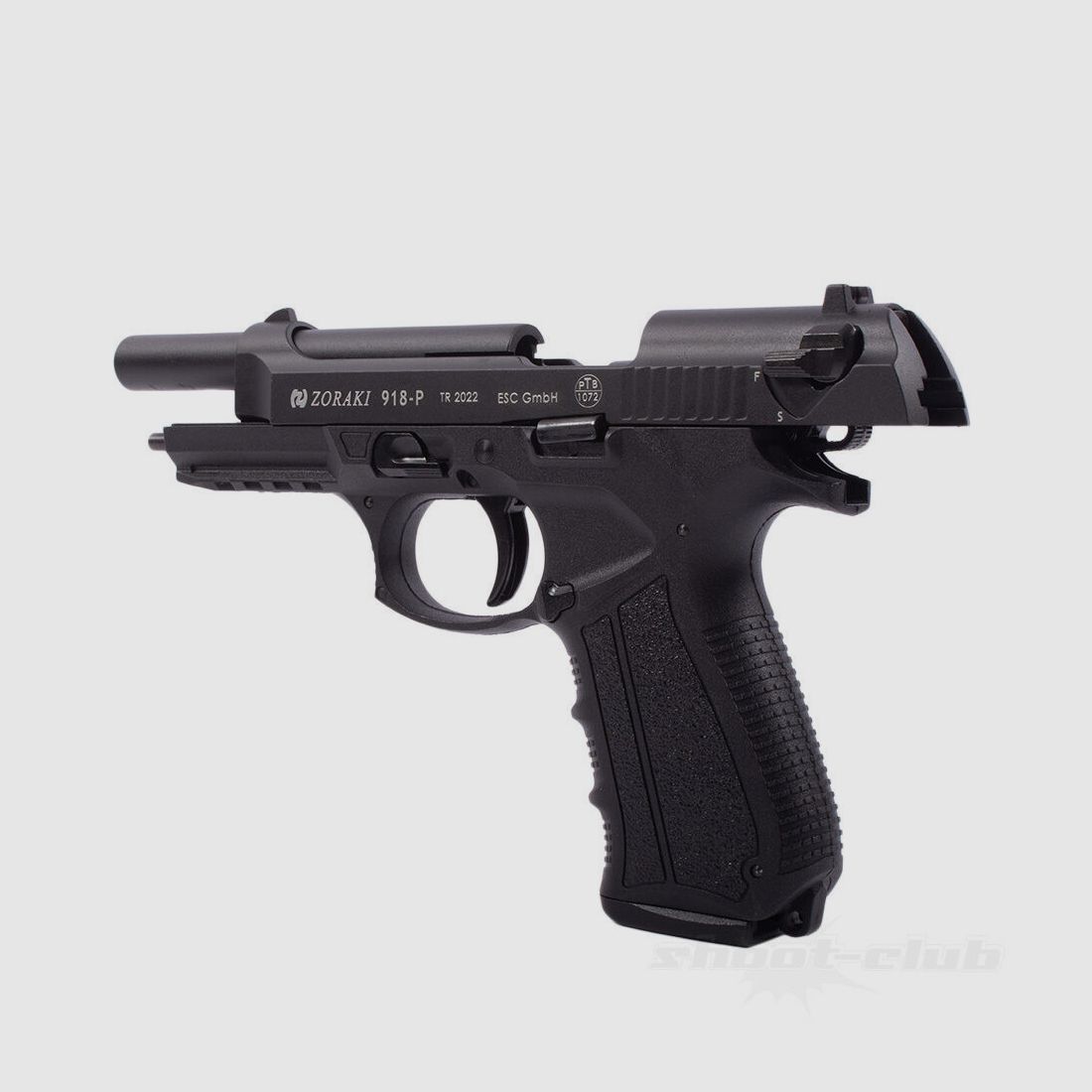Zoraki 918-P Schreckschusspistole Brüniert 9 mm PAK