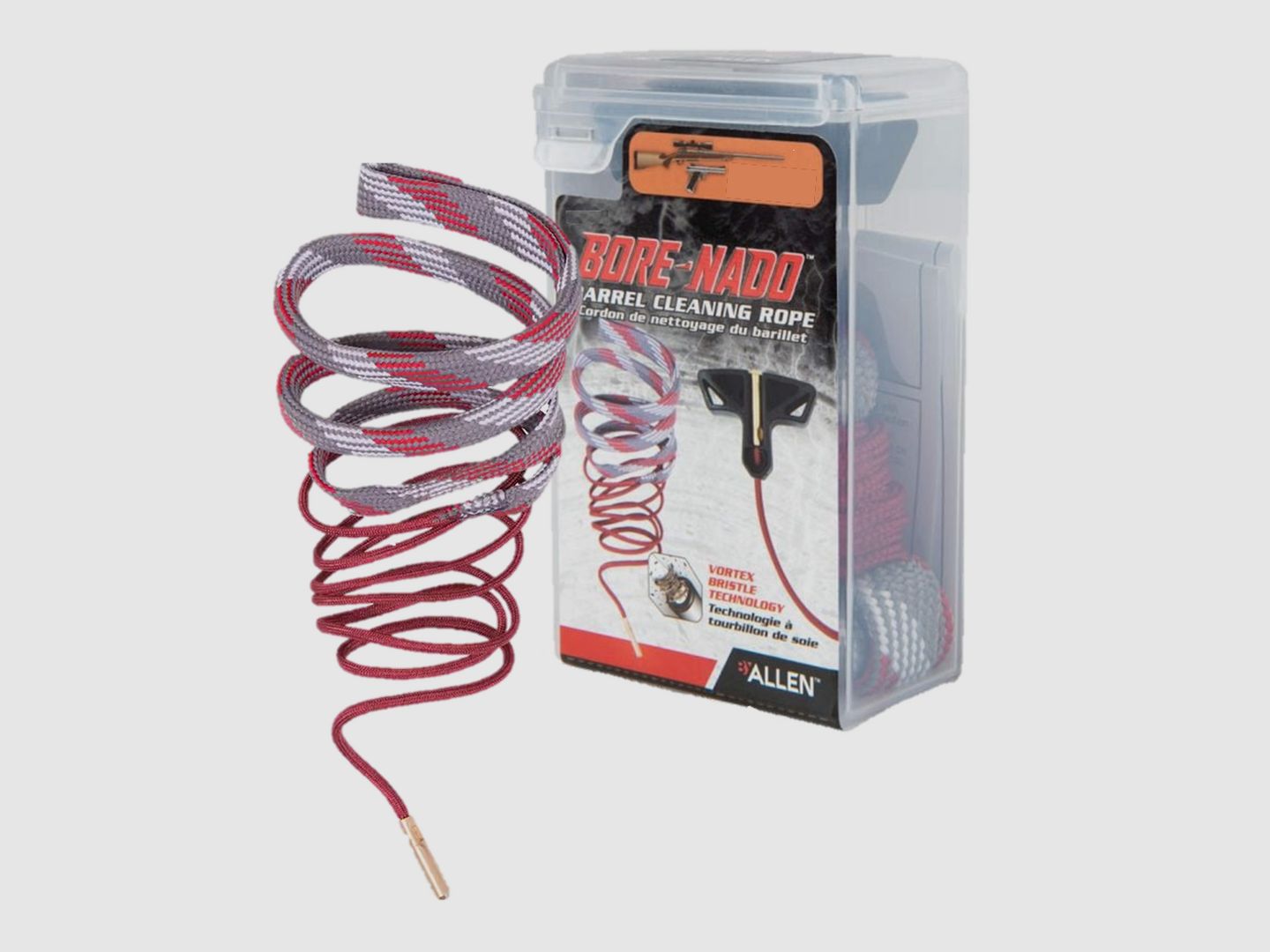 Allen Bore-Nado Cuerda de Limpieza de Caño en Caja .30 Cal.