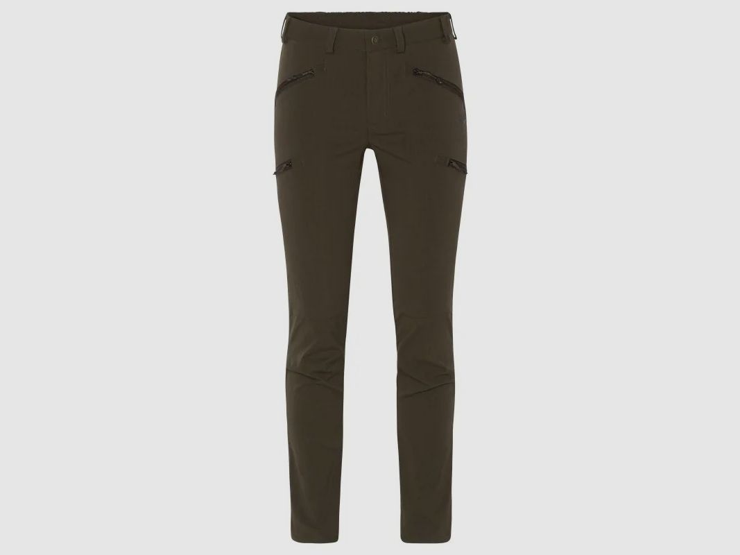 SPODNIE MYŚLIWSKIE DAMSKIE SEELAND LARCH STRETCH TROUSERS PINE GREEN, zdjęcie 1 z 2