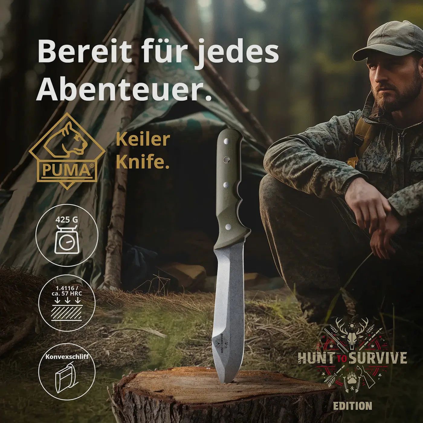 PUMA sanglier "HUNT to SURVIVE" édition