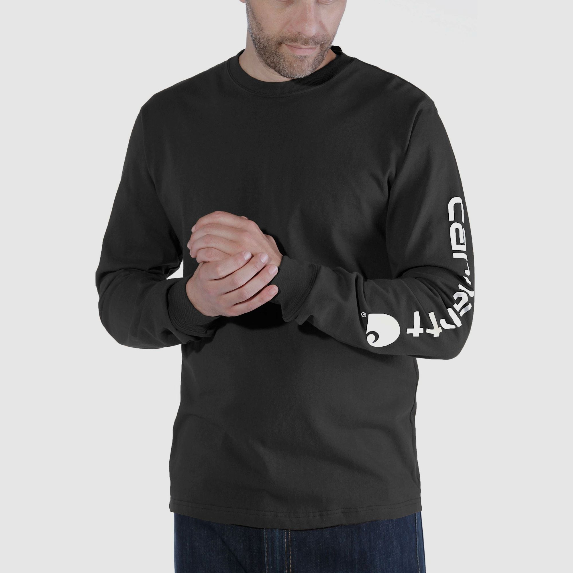 Carhartt Long Sleeve T-Shirt Men Black XL