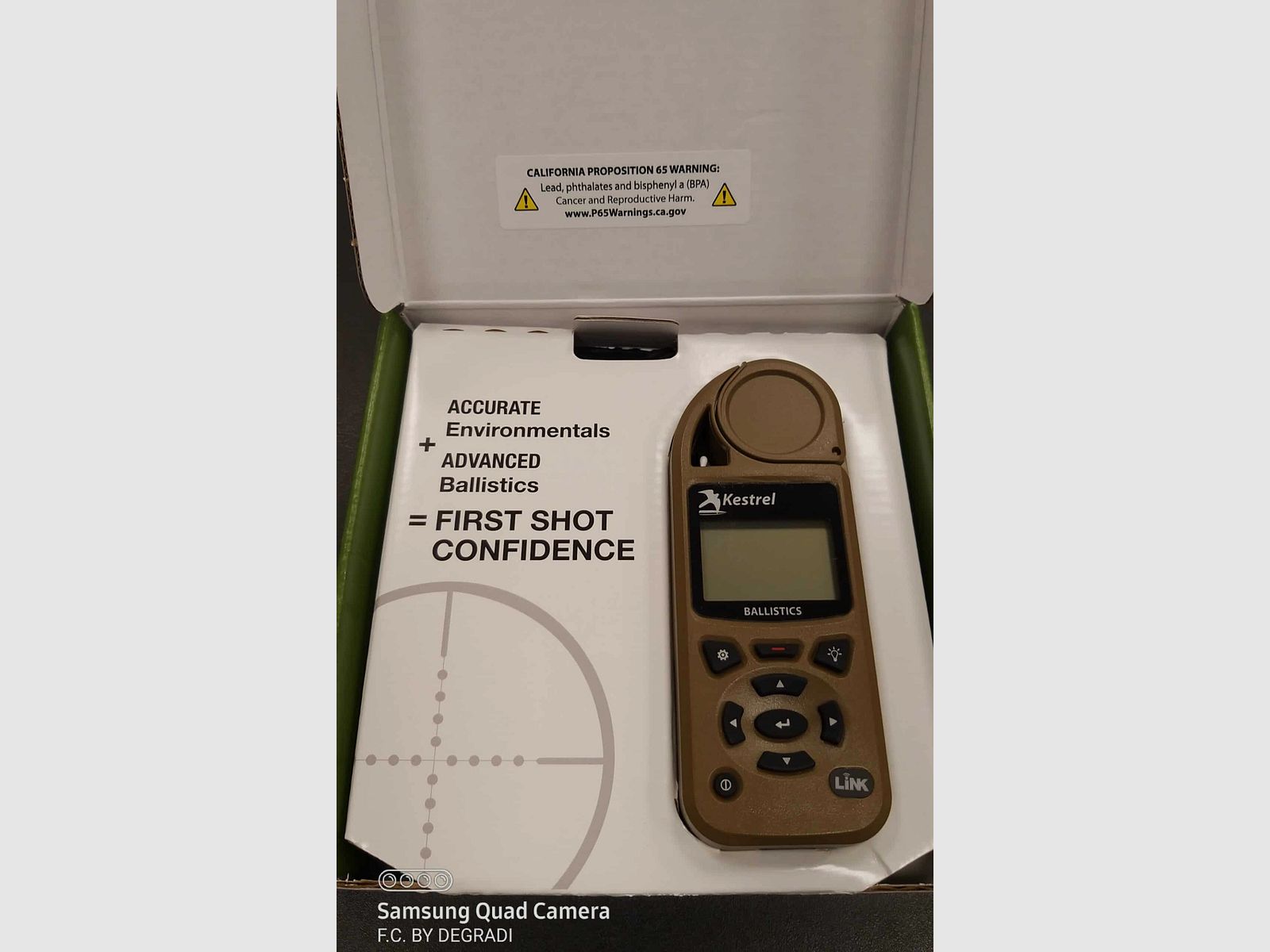 KESTREL 5700 BALLISTICS WEATHER METER, image 1 of 3