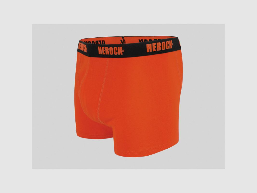 Pack van 3 Gorik Herock® Boxers - Grijs, Zwart, Oranje - Katoen, afbeelding 1 van 7