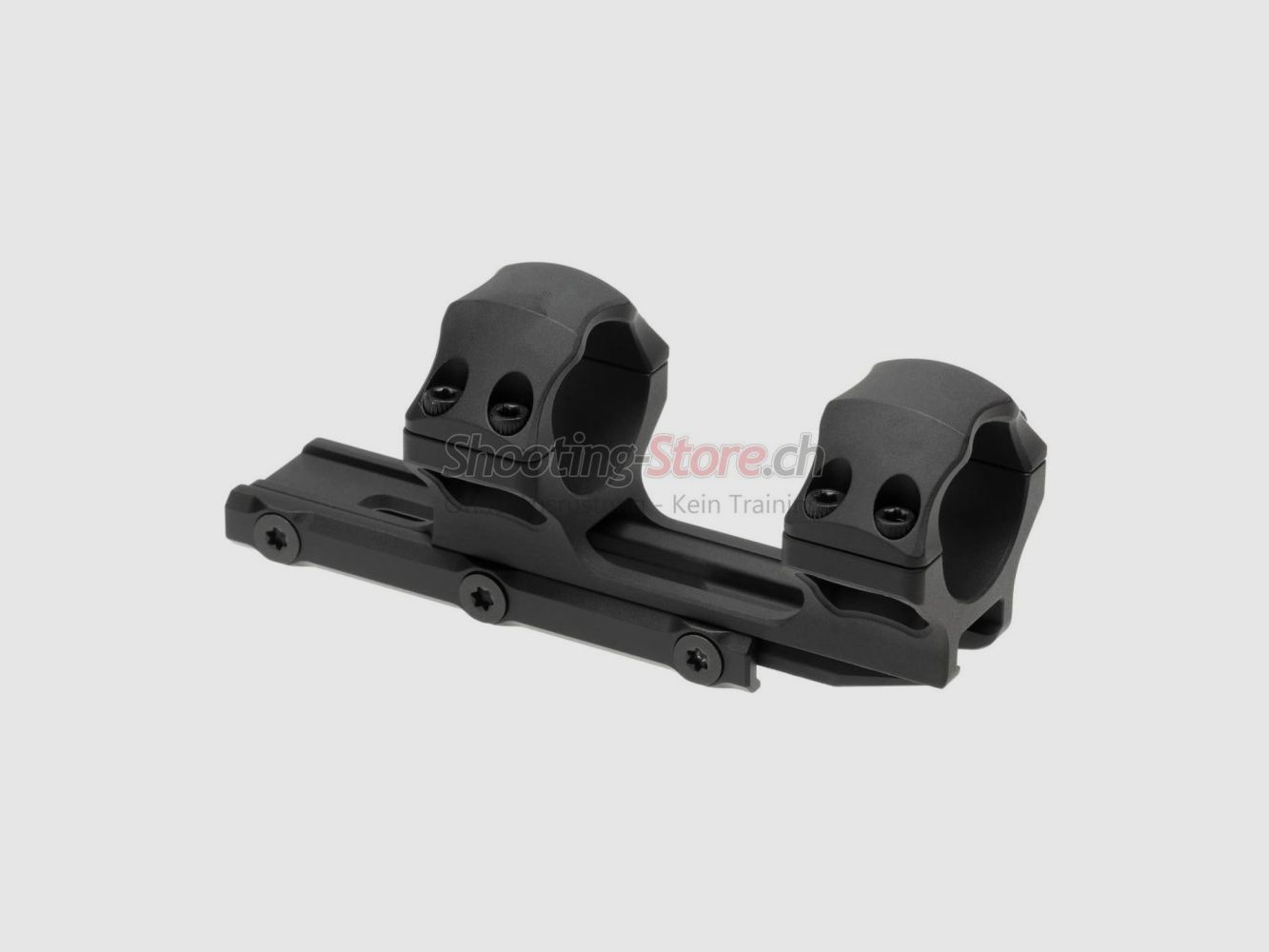 Leapers Accu-Sync 30mm Medium Profile 34mm Offset Rings Black